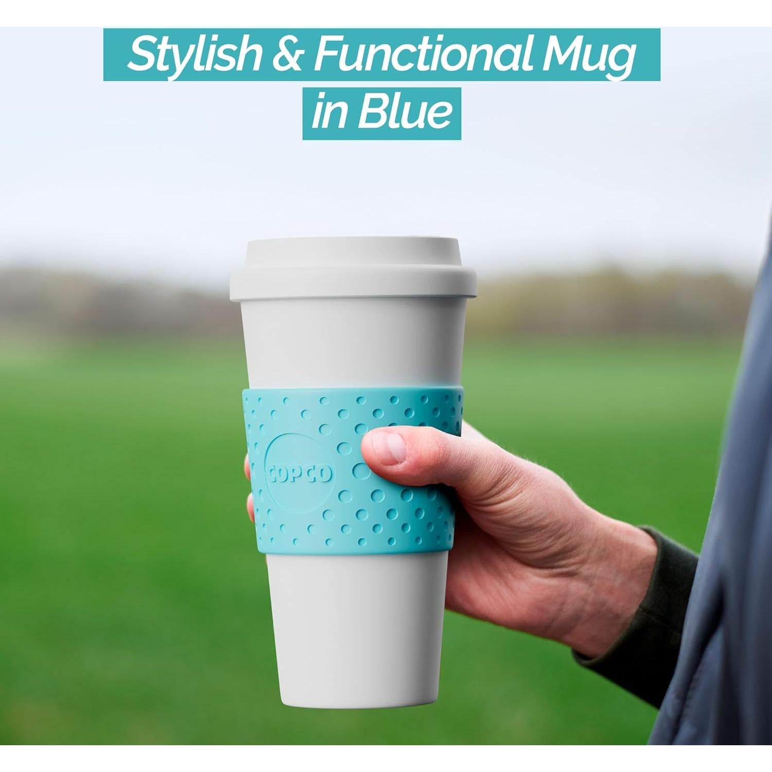 Taza de Viaje Copco Acadia 473 ml Aislada Antiderrames Azul