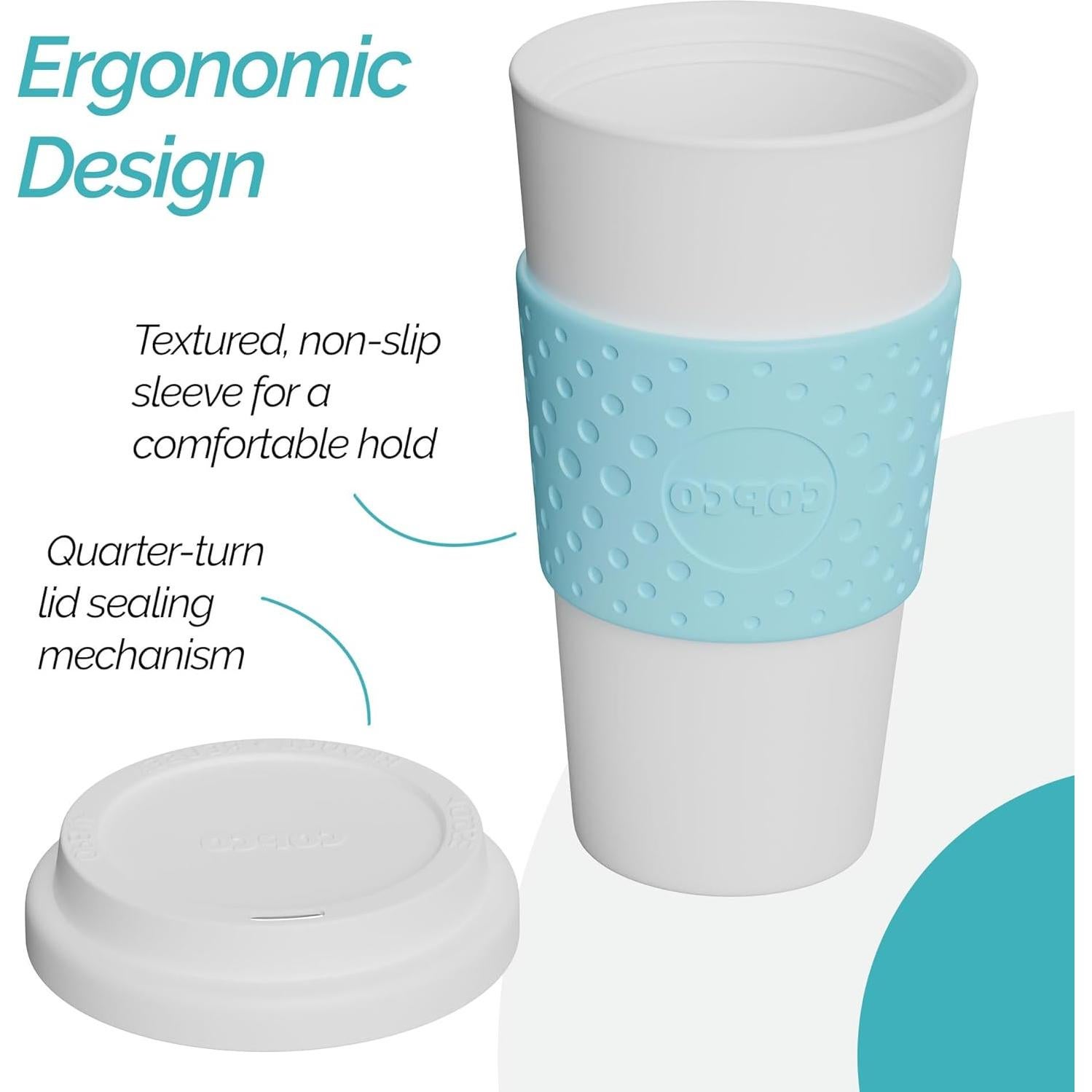 Taza de Viaje Copco Acadia 473 ml Aislada Antiderrames Azul