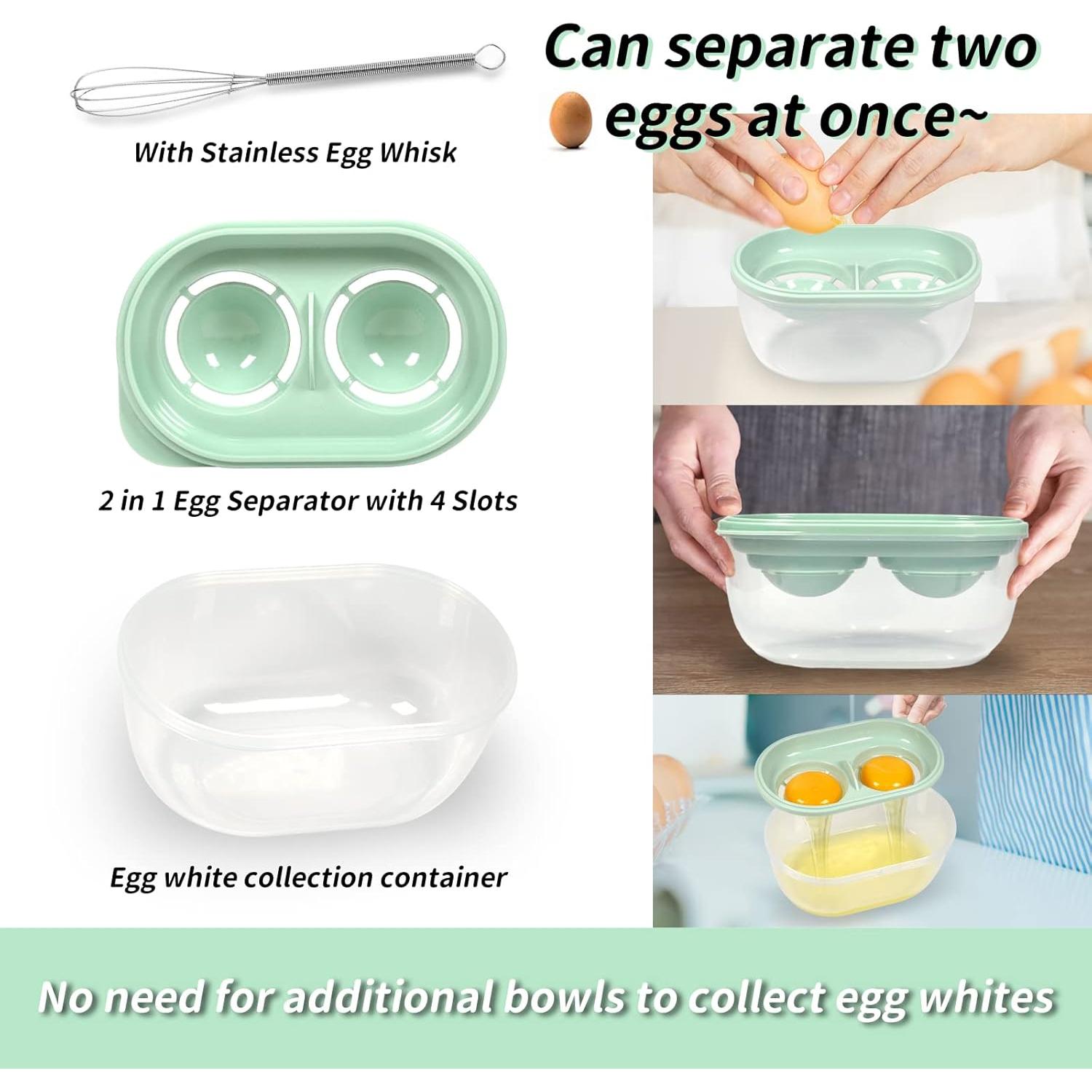 Separador de Clara de Huevo MTFATBEST Azul, Grado Alimenticio