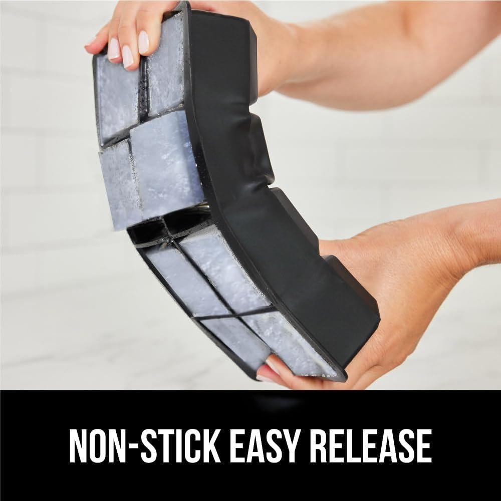 Bandeja de Hielo de Silicona GORILLA GRIP 8 Cubos Gigantes