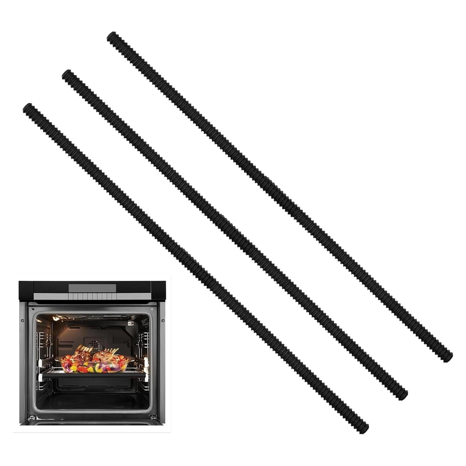 Protector de Estante de Horno Silicona Wighamtex 55.88 cm Negro