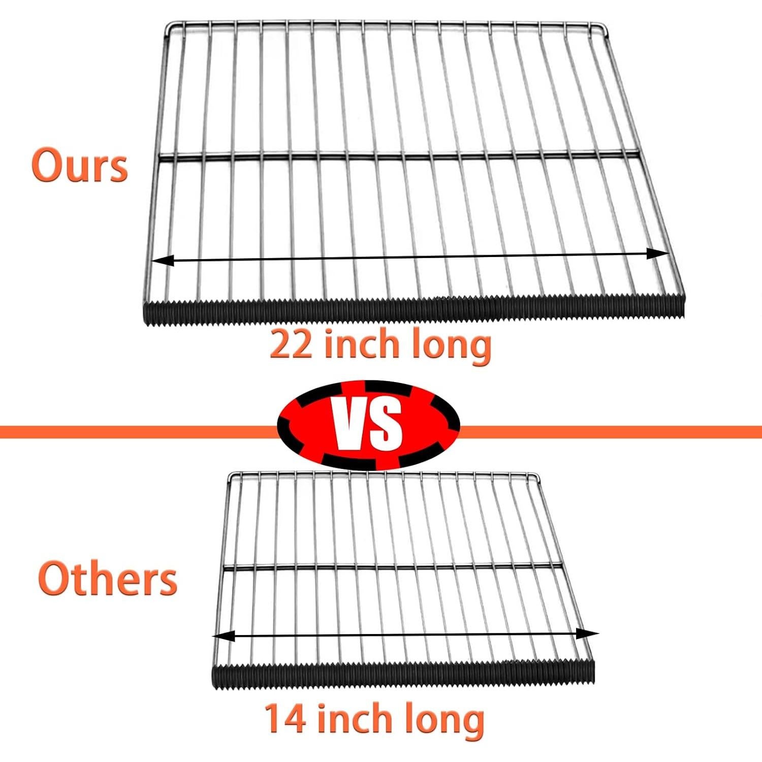 Protector de Estante de Horno Silicona Wighamtex 55.88 cm Negro