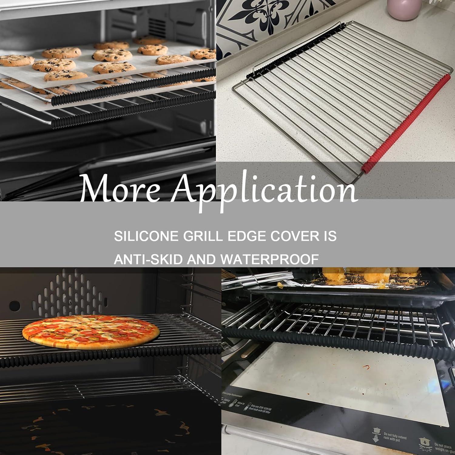 Protector de Estante de Horno Silicona Wighamtex 55.88 cm Negro