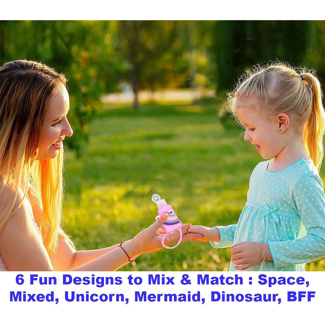 8 Pack Botellas Vacías Gel Antibacterial KINIA BFF 30 ml