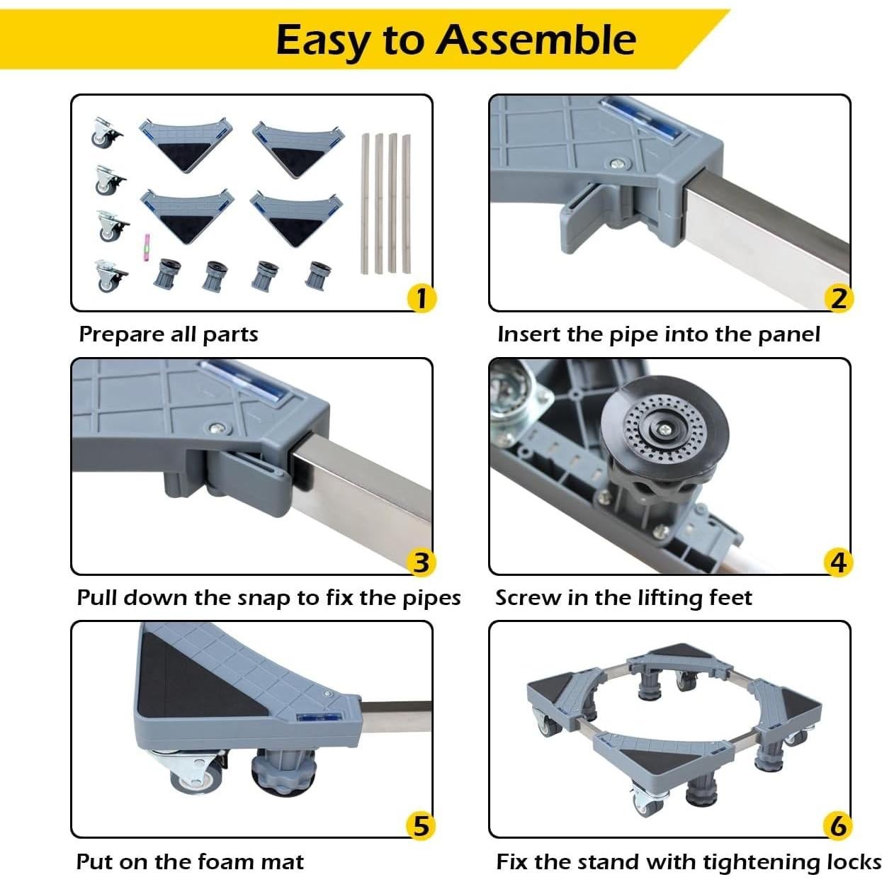 Carro Dolly Ajustable MaxWorks 50562 para Muebles 181 kg