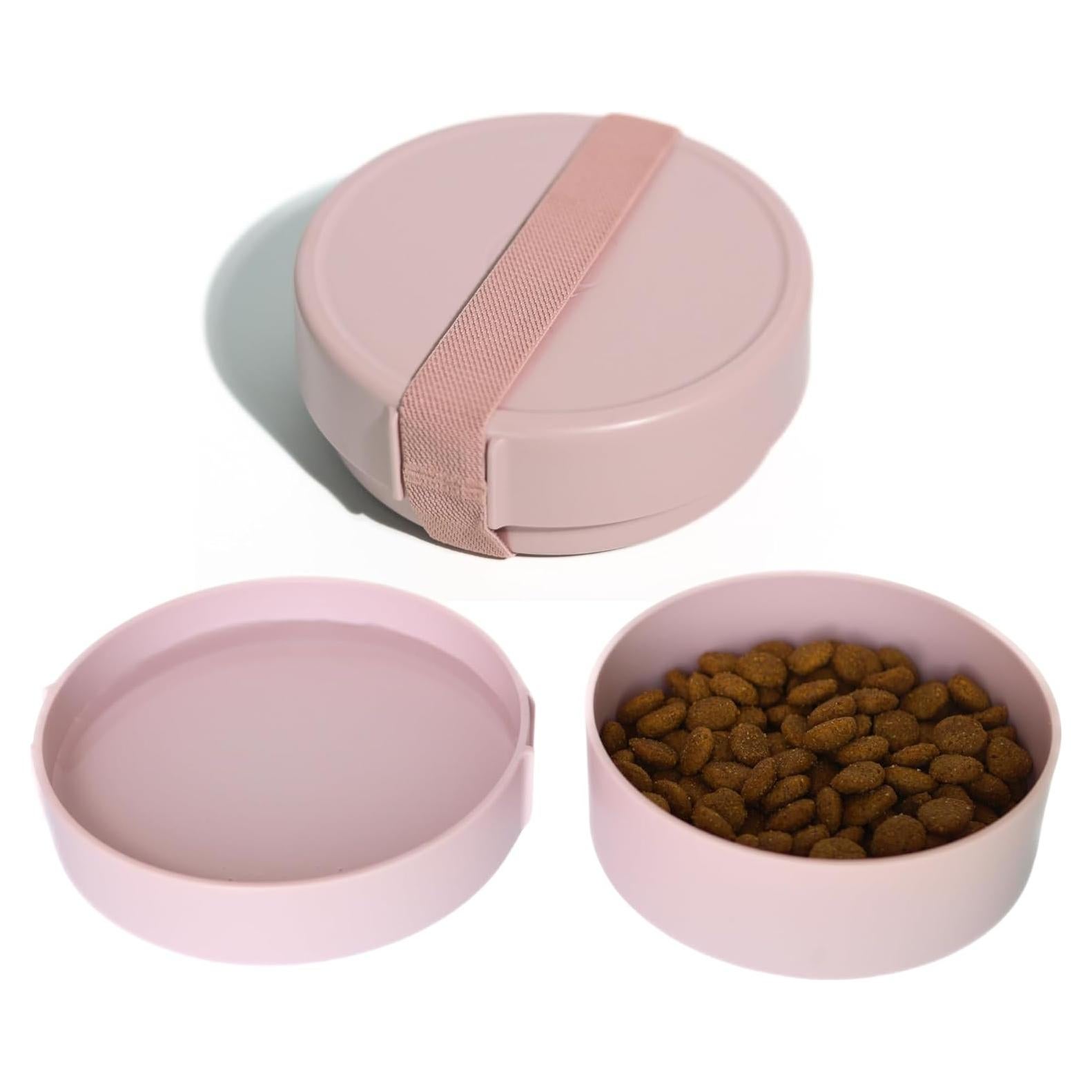 Tazones de viaje para perros Barkin' Trails 2 en 1 BPA Free