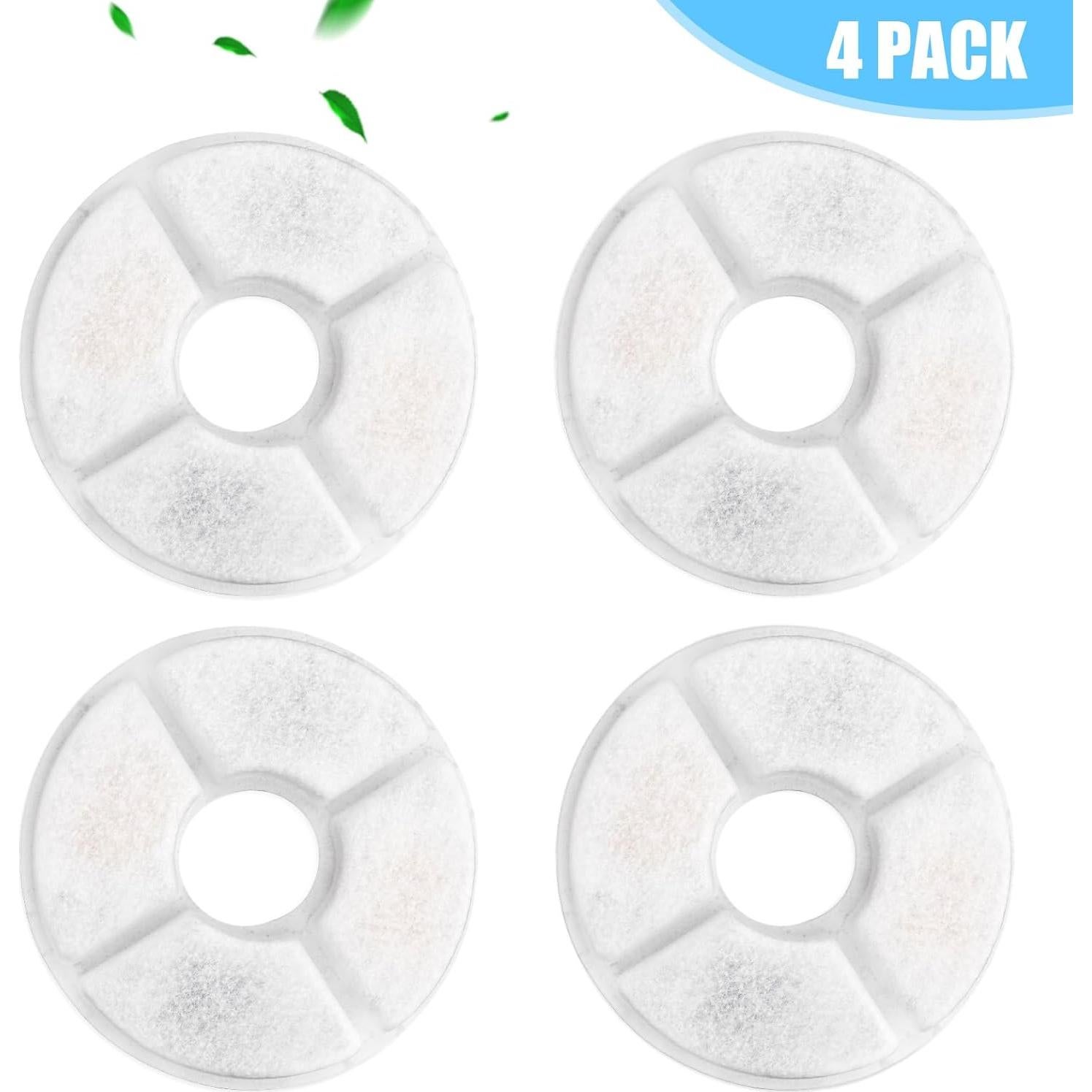 Filtros de Reemplazo para Fuente de Agua Beyolike - 4 Piezas