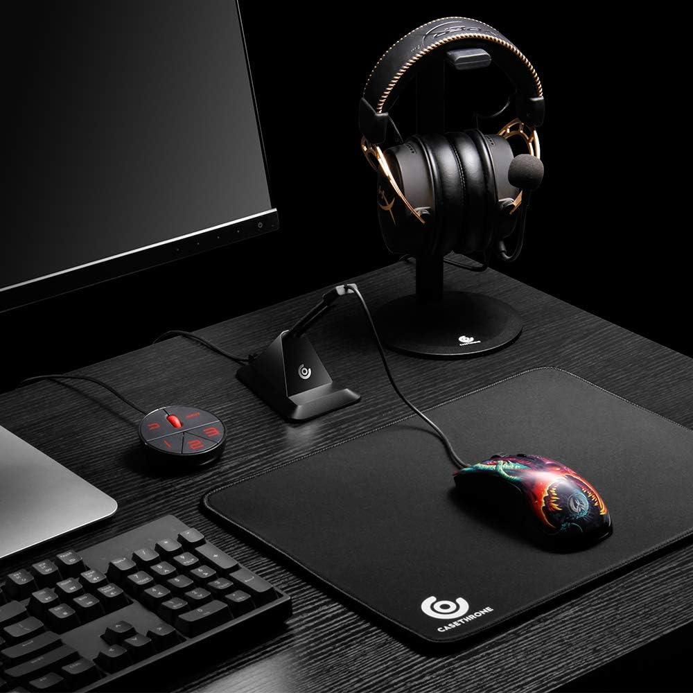Mouse Bungee para Juegos Casethrone V2 Negro - Control de Cable