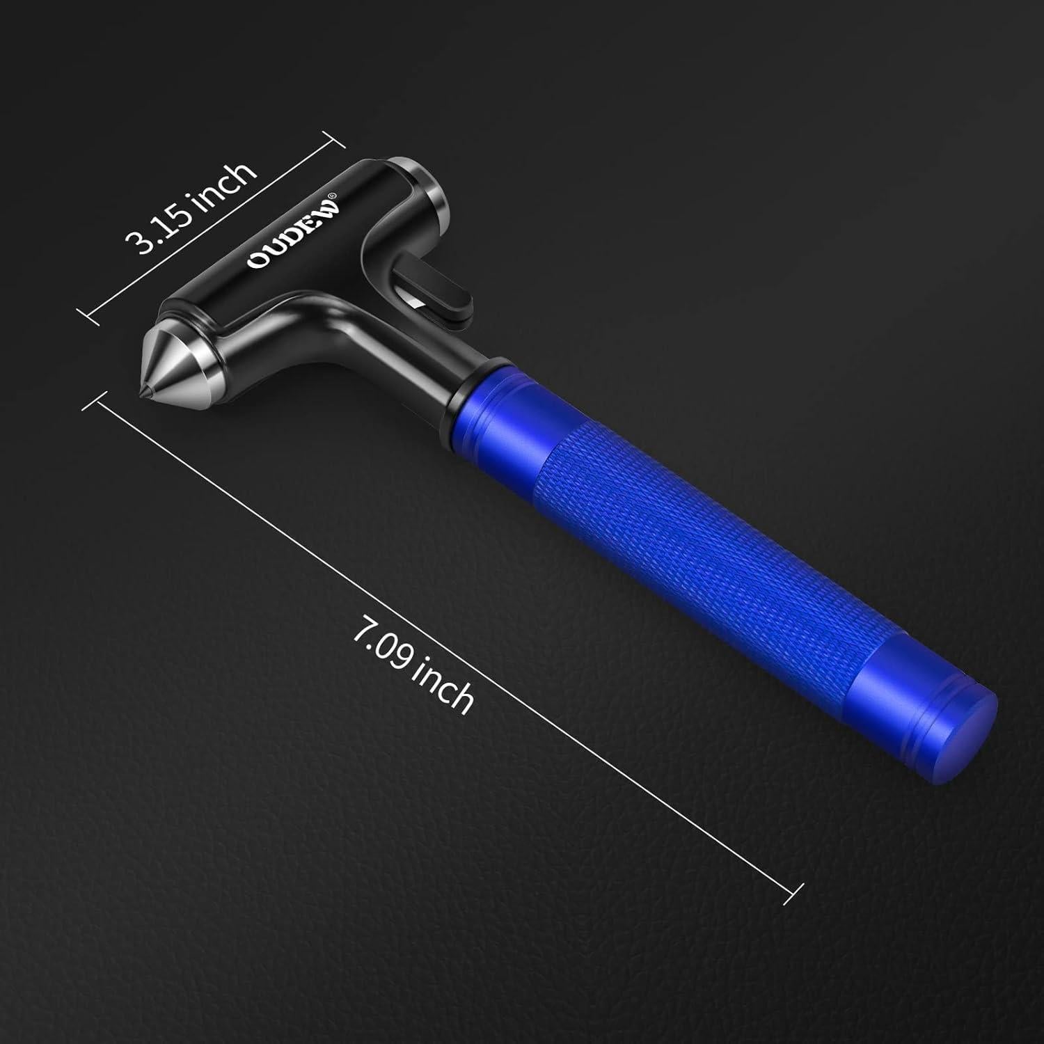 Martillo de Seguridad OUDEW 2 Paquetes Azul, Escape Automotriz