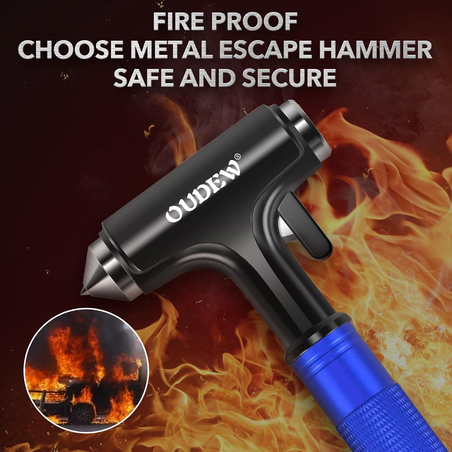 Martillo de Seguridad OUDEW 2 Paquetes Azul, Escape Automotriz