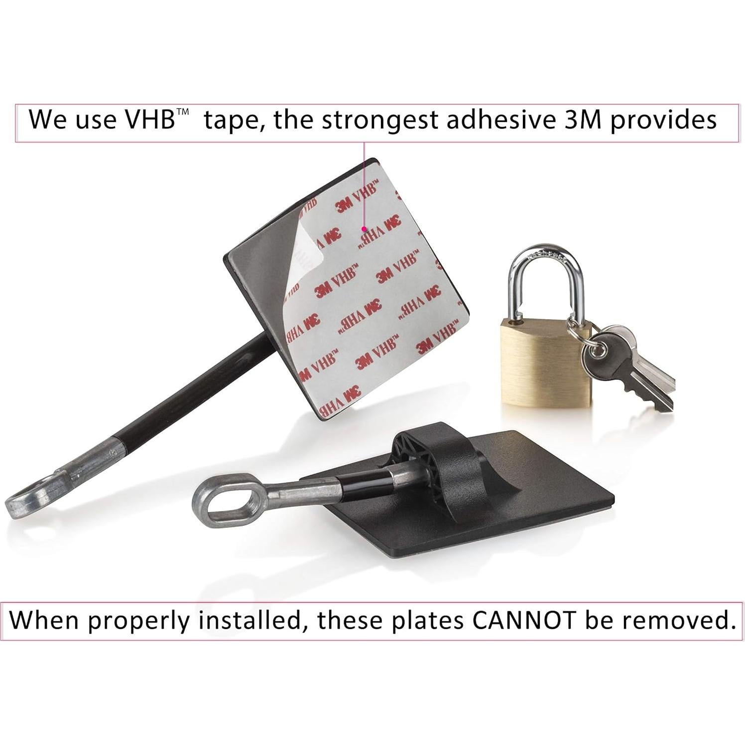 Cerradura de Refrigerador Guardianite con Candado - 2 Paquetes