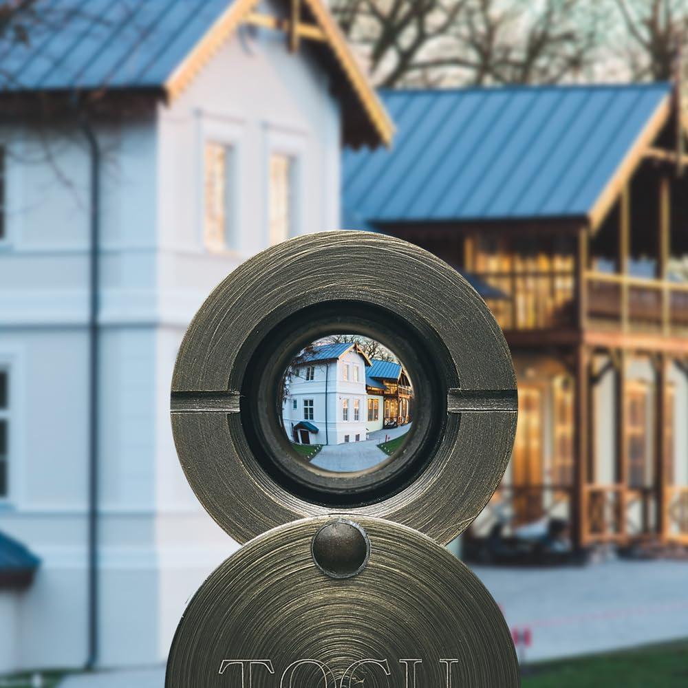 Mirador de Puerta TOGU de Latón Sólido 220 Grados Bronce Antiguo