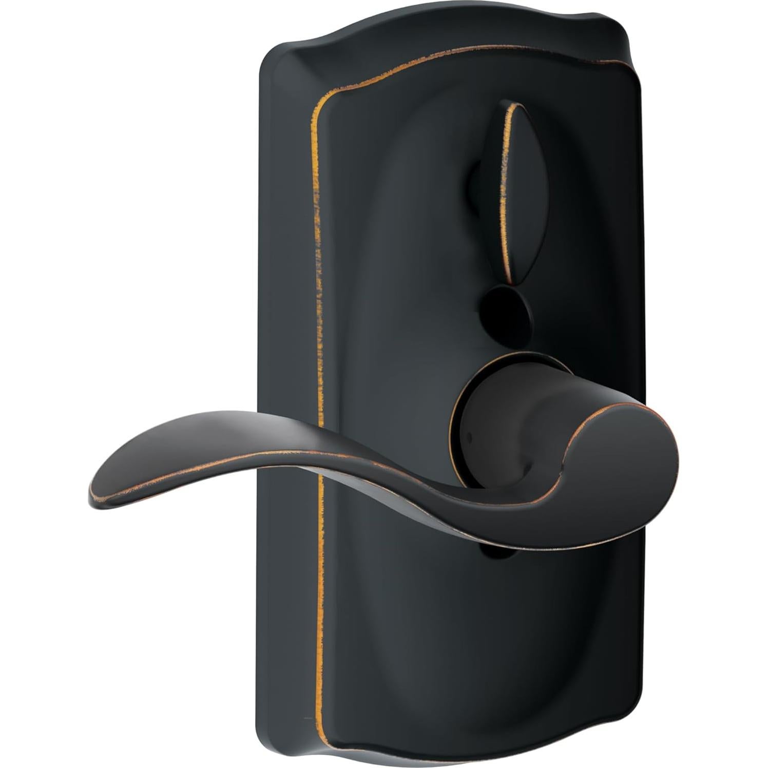 Cerradura Electrónica Schlage FE595 Camelot Bronce Envejecido