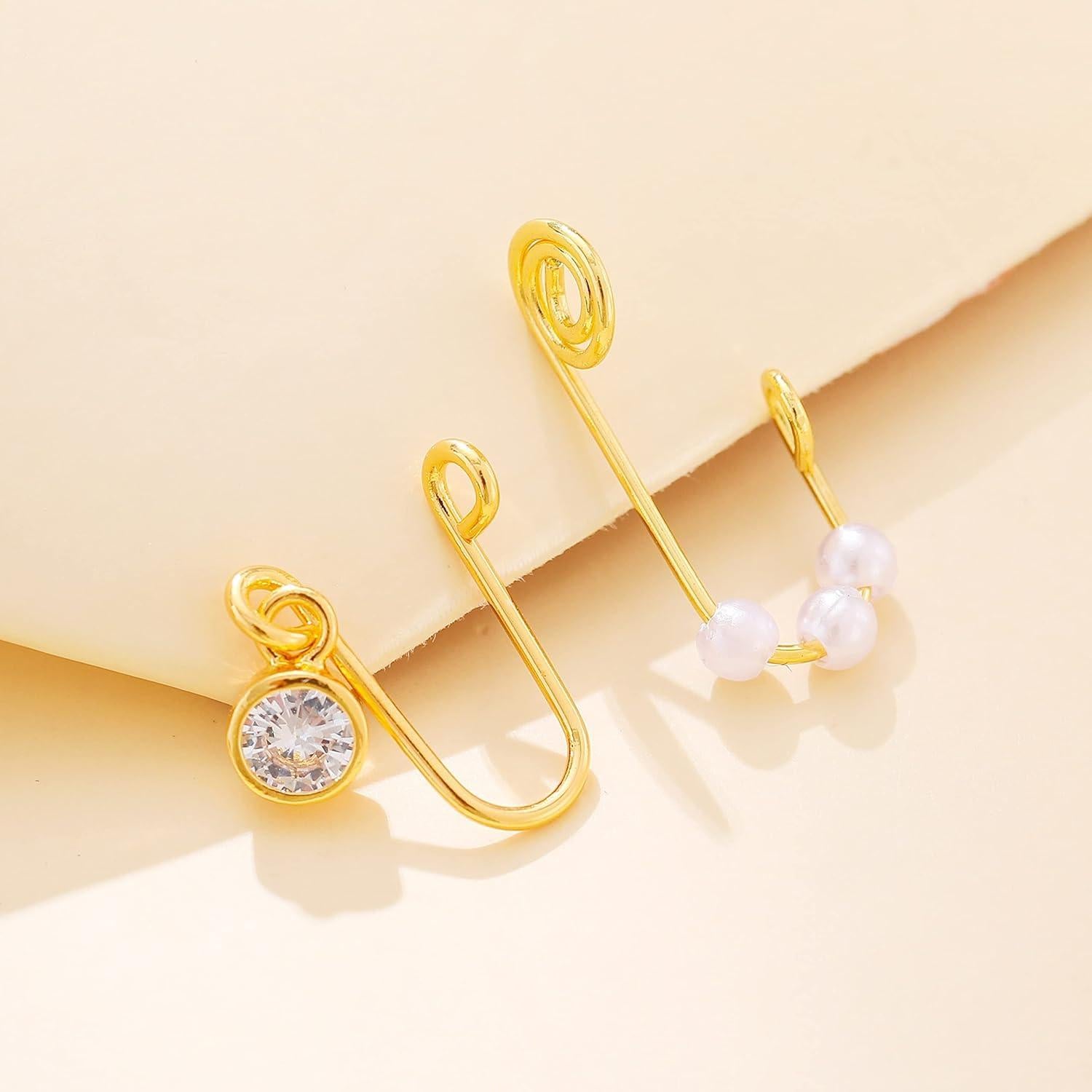 Aro de Nariz Falso Ajustable VitaCool - 20 Estilos Diversos