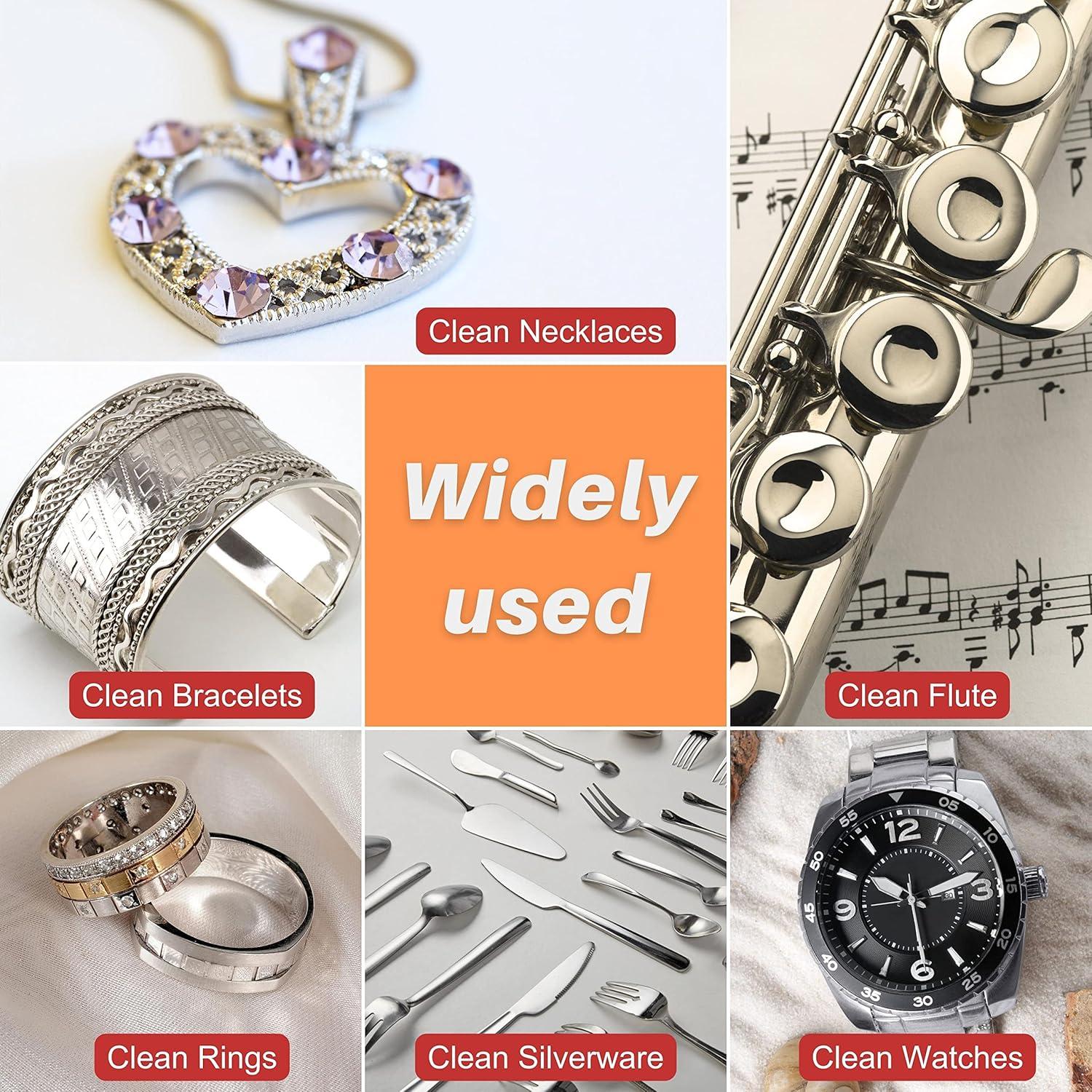 Paños de Limpieza de Joyería CATIFLIN 3 Unidades Algodón 25x31cm