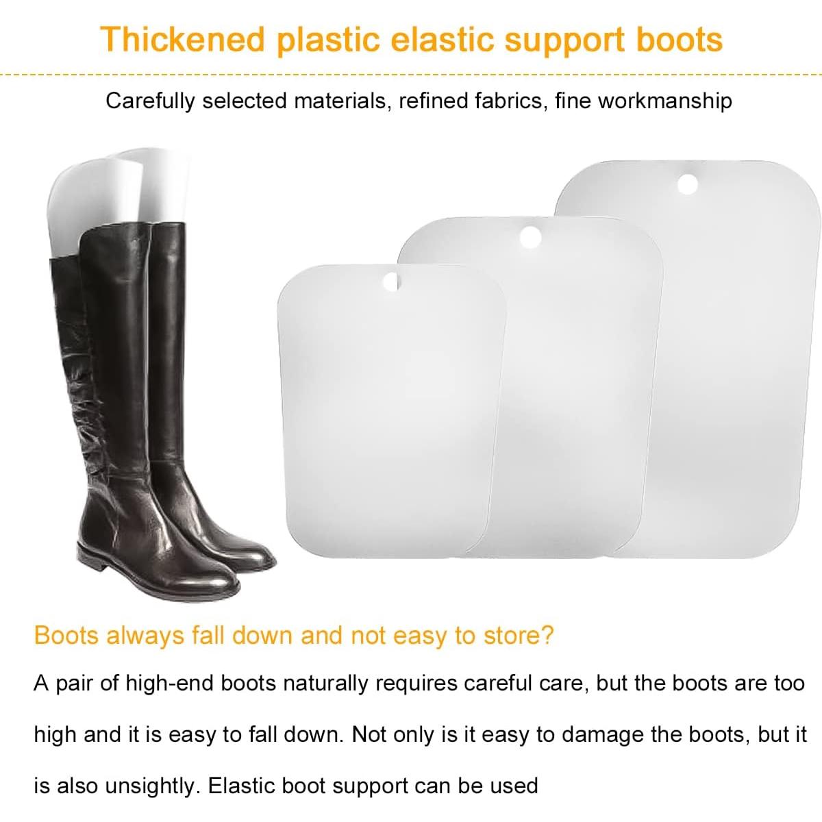 Enenes Boot Shapers 12Pack (6 Pairs) Shoe Tree for Ankle to Knee-High Boots, Adjustable Support Unisex Boot Care