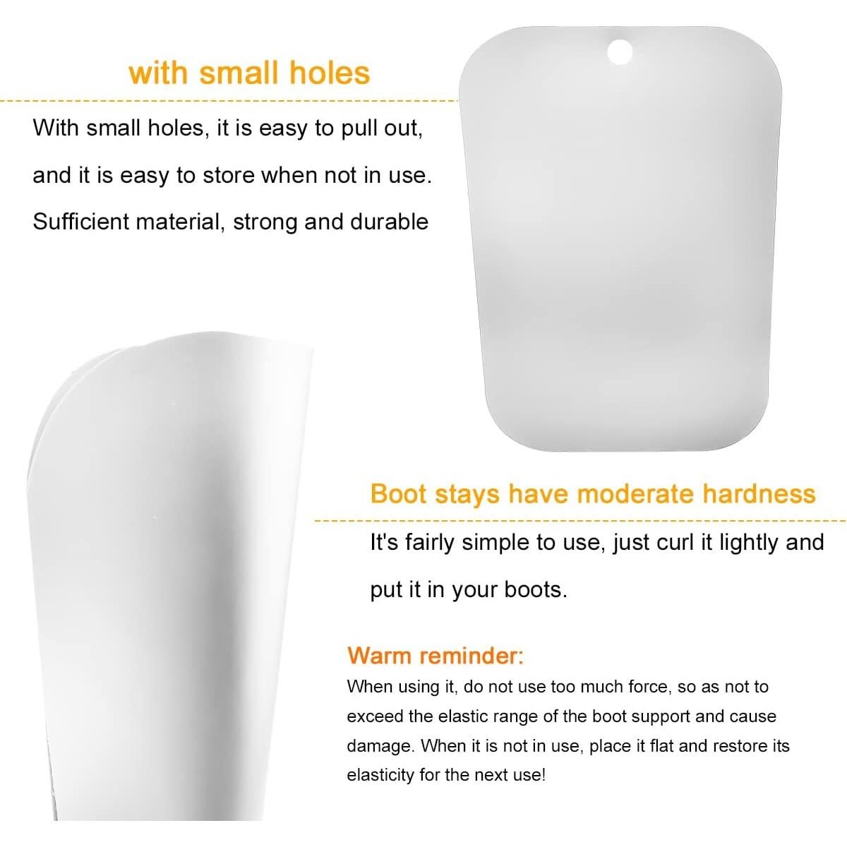 Enenes Boot Shapers 12Pack (6 Pairs) Shoe Tree for Ankle to Knee-High Boots, Adjustable Support Unisex Boot Care