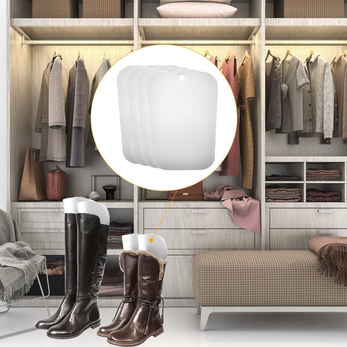 Enenes Boot Shapers 12Pack (6 Pairs) Shoe Tree for Ankle to Knee-High Boots, Adjustable Support Unisex Boot Care