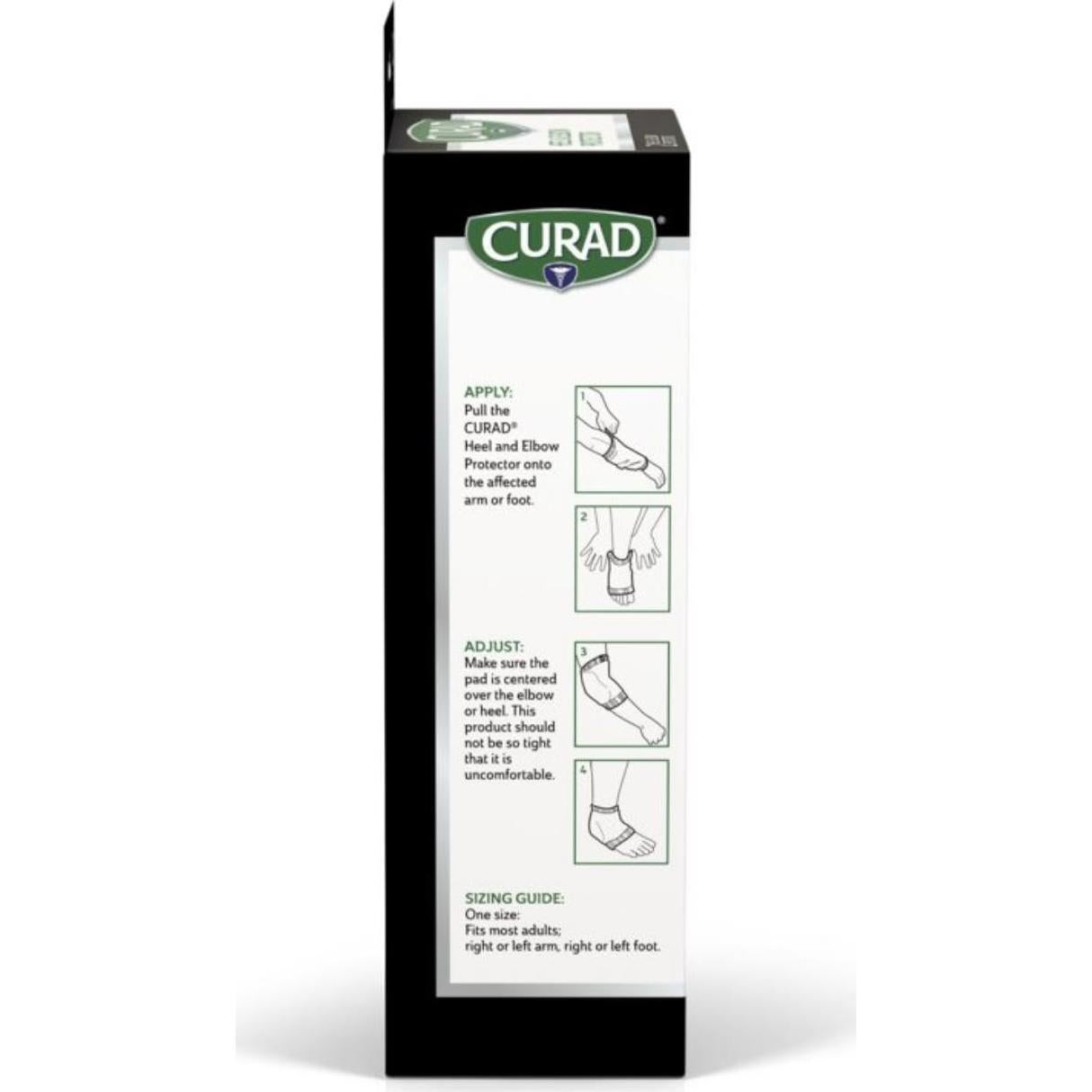 Protector de Talón y Codo Curad - Talla Única, 1 Cuenta