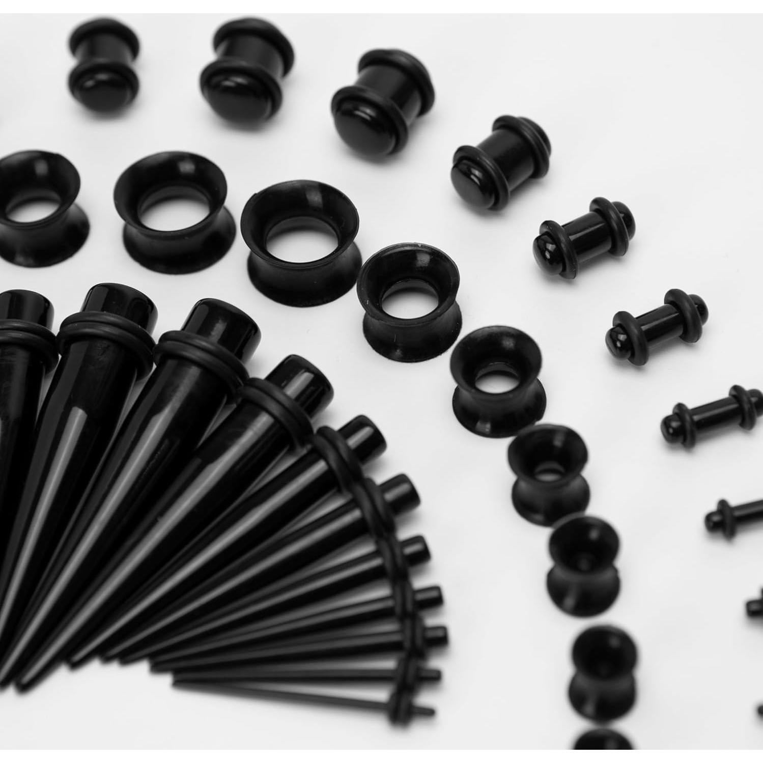 Kit de Estiradores de Orejas Acrílicos 48 Piezas Marsrut 14G-0000G