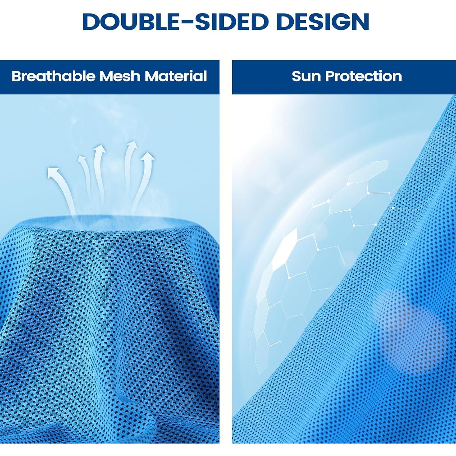 Toallas Enfriadoras Clothirily 6 Piezas 101.6x30.5cm Transpirables