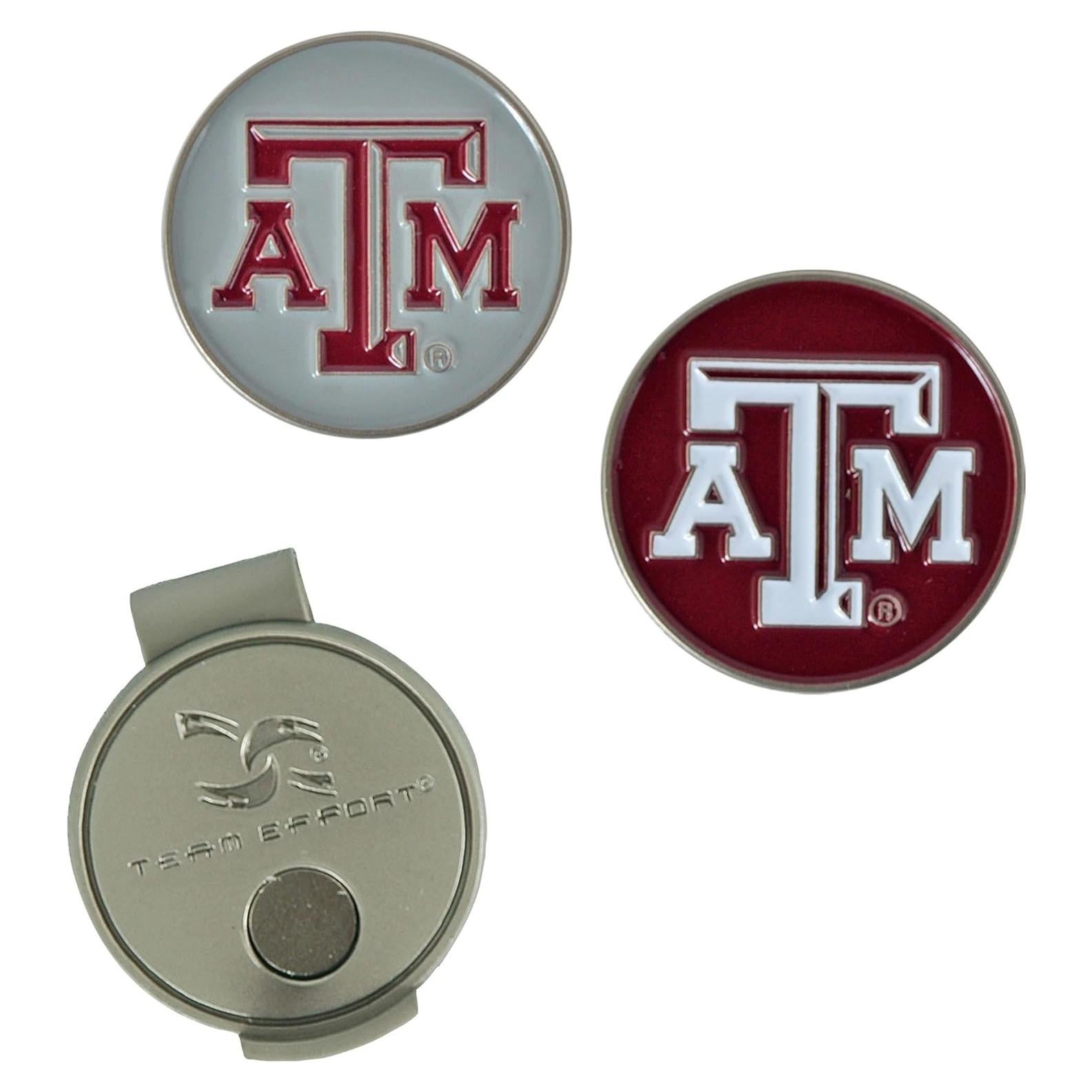 Clip Magnético para Sombrero Team Effort Texas A&M con 2 Marcadores