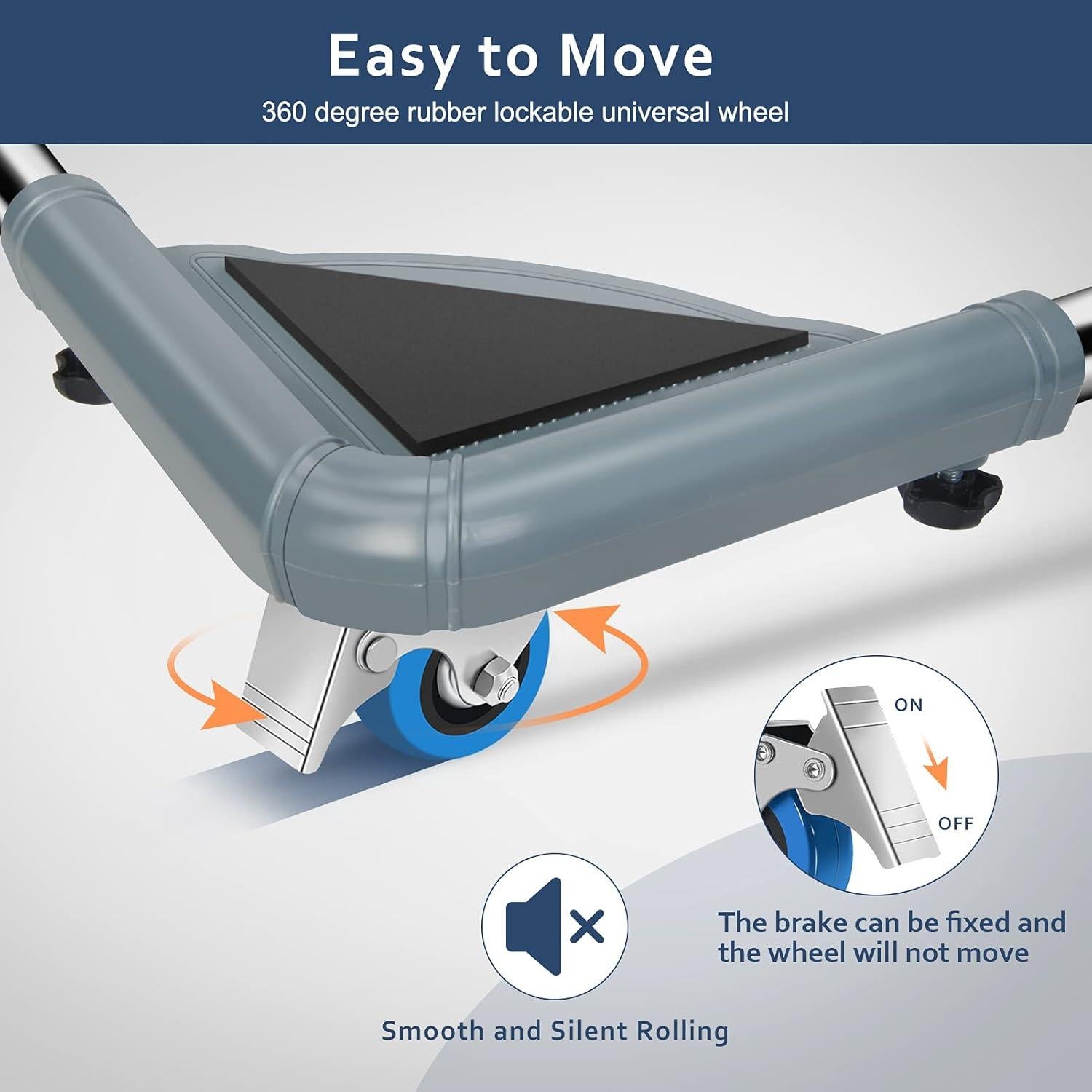 Soporte para Mini Nevera SPACECARE Ajustable con Ruedas