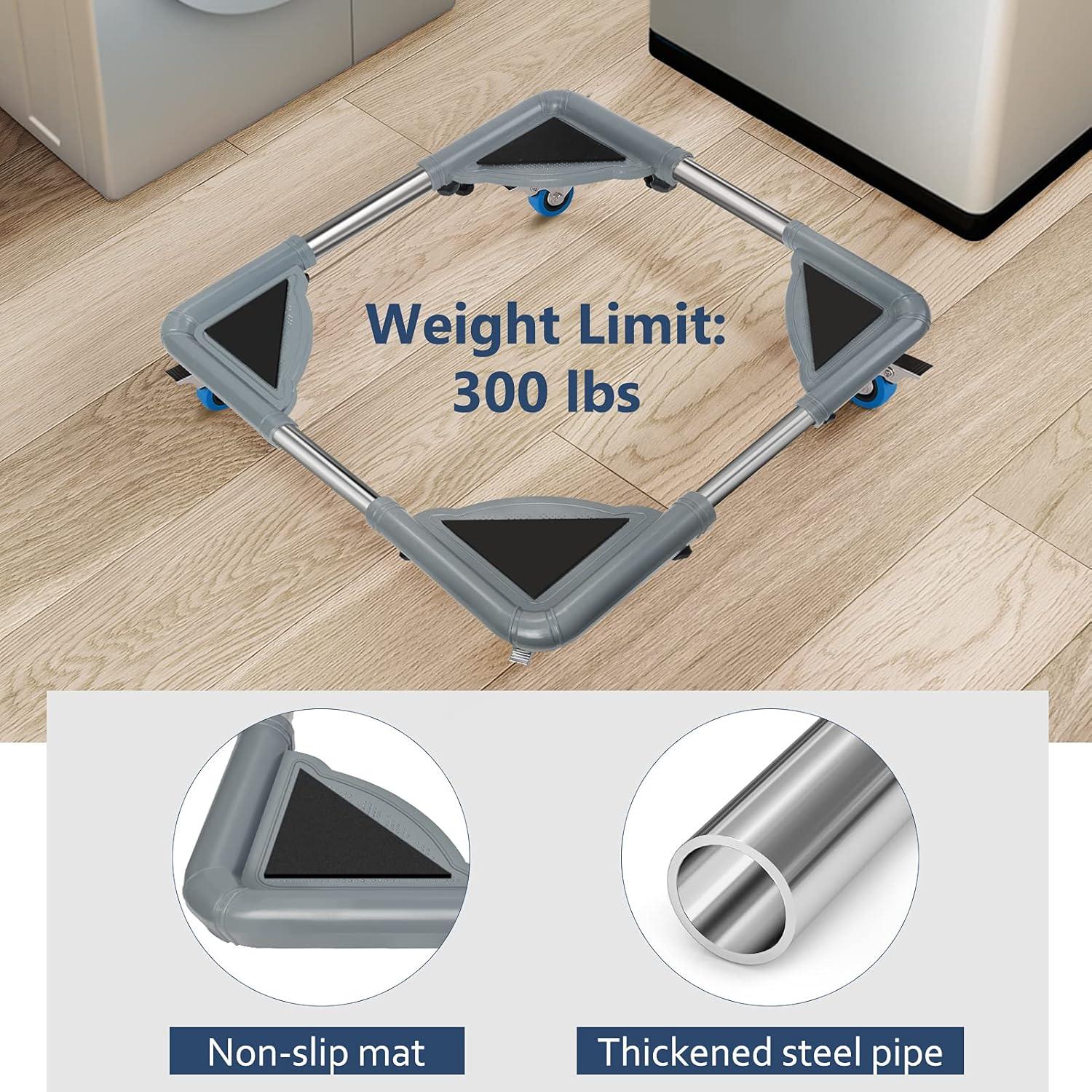 Soporte para Mini Nevera SPACECARE Ajustable con Ruedas