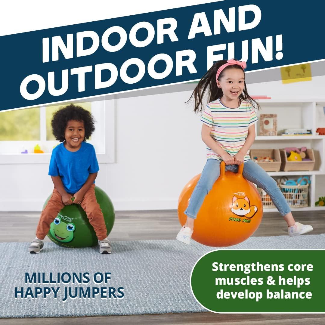 Pelota Saltarina Flybar Hopper Ball Verde Rana - Juguete para Niños 5+