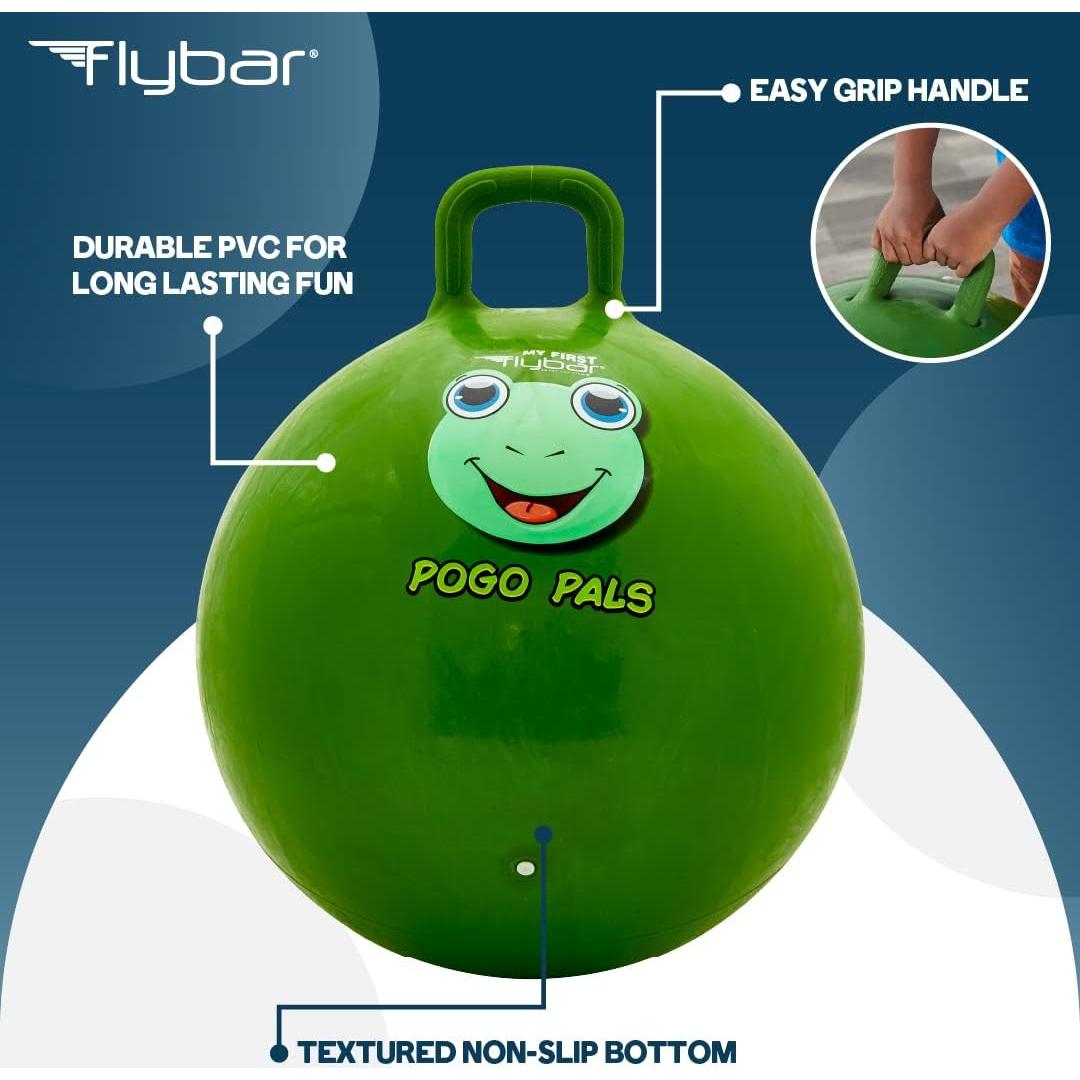 Pelota Saltarina Flybar Hopper Ball Verde Rana - Juguete para Niños 5+