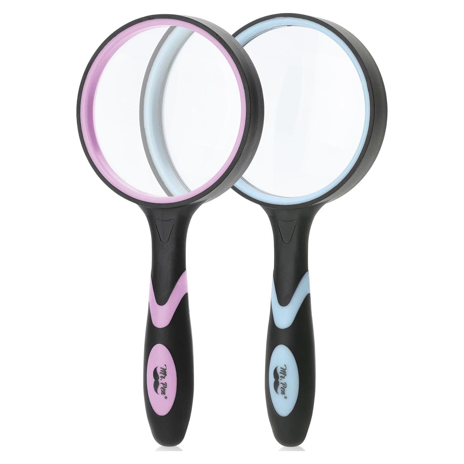 Lupa de Mano Mr. Pen 5X - Paquete de 2 Unidades, Vidrio