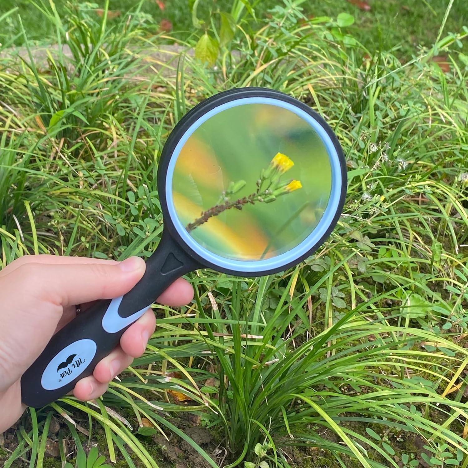 Lupa de Mano Mr. Pen 5X - Paquete de 2 Unidades, Vidrio