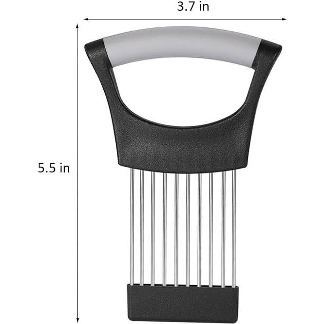 Soporte para Cebolla y Cortador de Alimentos AZOFIA Gris