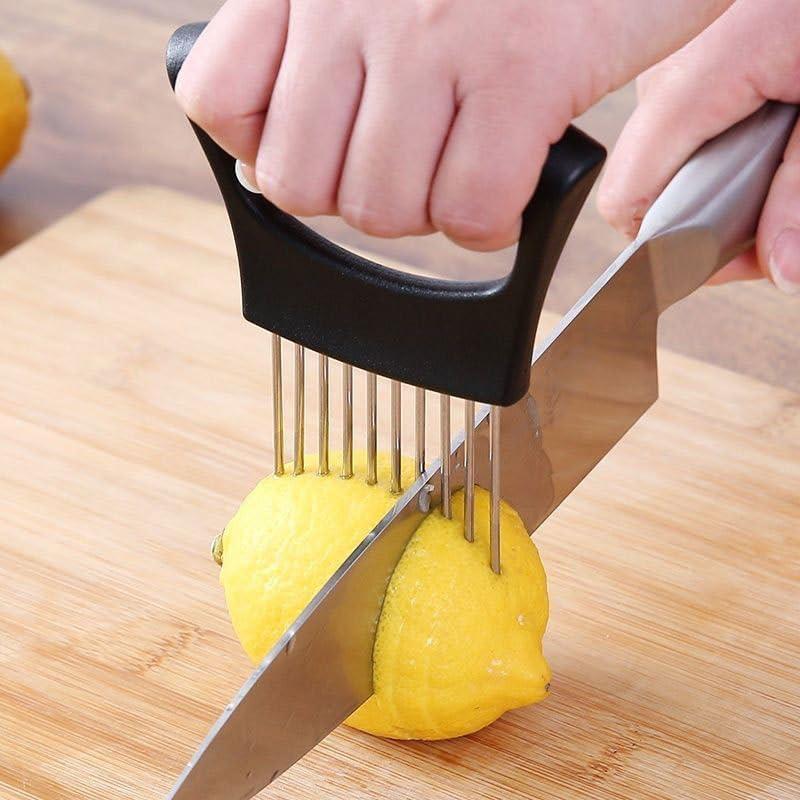 Soporte para Cebolla y Cortador de Alimentos AZOFIA Gris