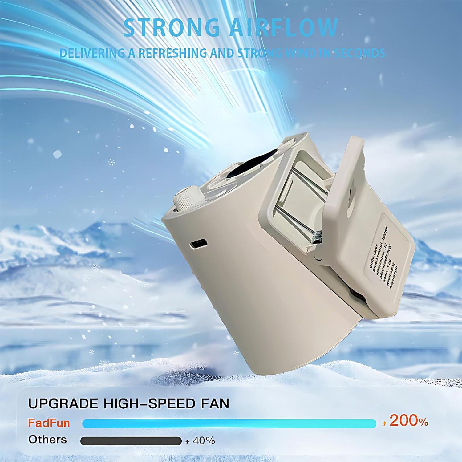 Ventilador Portátil STONEBROOK AR-29 Mini Clip-on 100 Velocidades