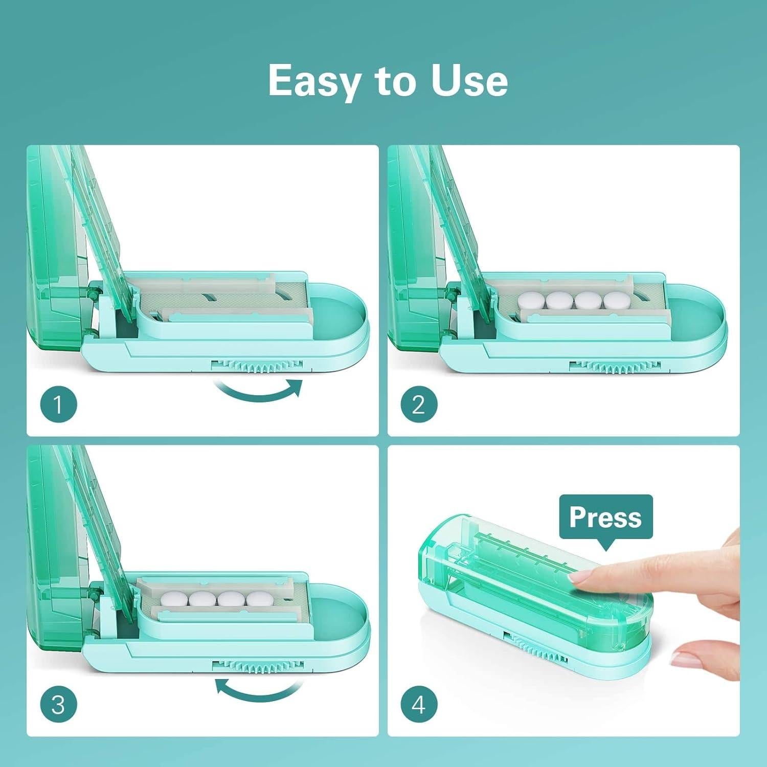 Cortador de Pastillas DEPAD EKB-388 Ajustable 10.59cm Cian