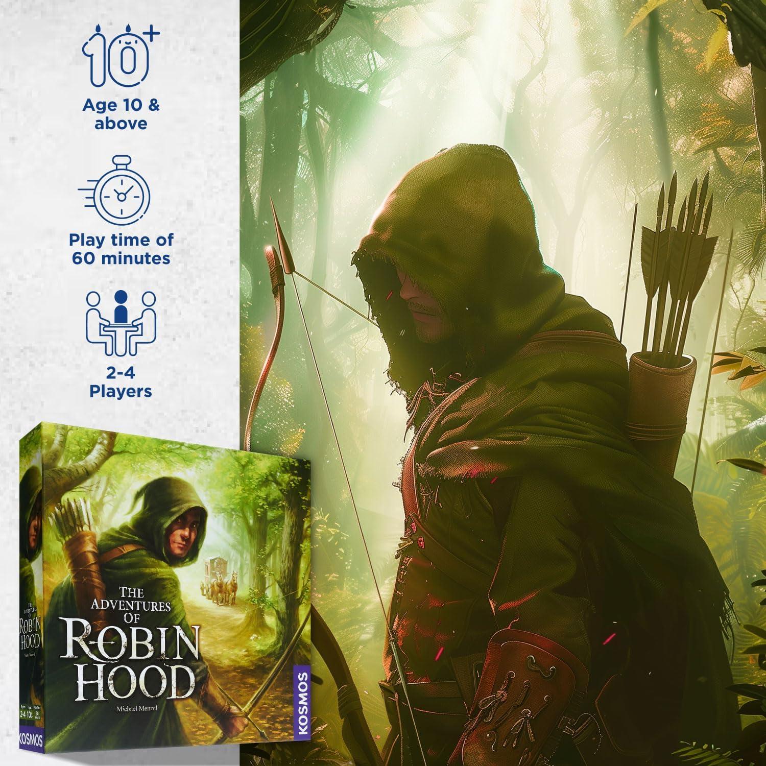 Juego de Mesa Las Aventuras de Robin Hood | Kosmos | 2-4 Jugadores
