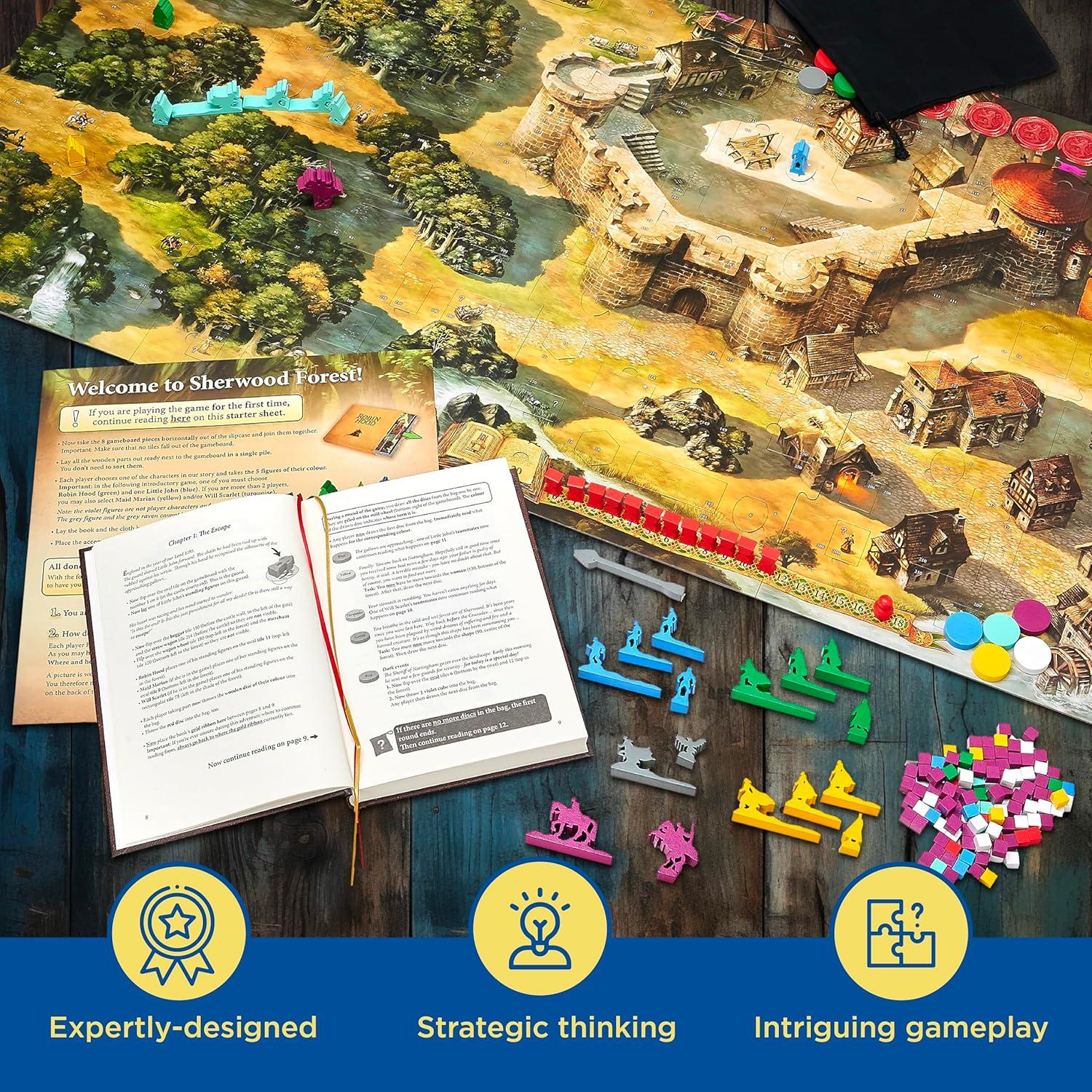 Juego de Mesa Las Aventuras de Robin Hood | Kosmos | 2-4 Jugadores