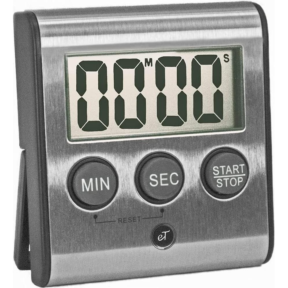Temporizador Digital de Cocina eTradewinds eT-23 Acero Inoxidable
