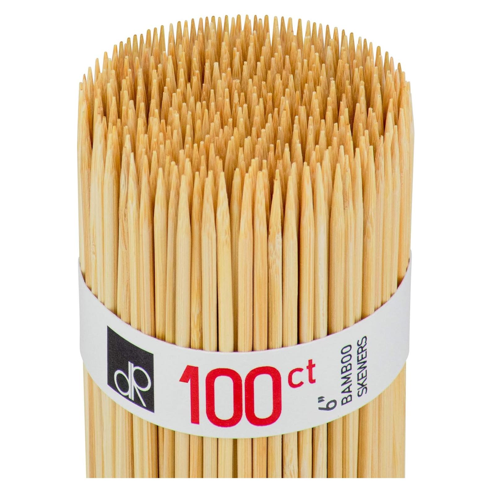 Palitos de Bambú DecorRack 15.24 cm - 100 Unidades para BBQ