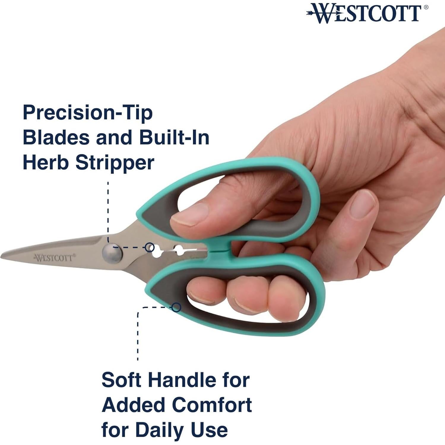 Tijeras de Cocina Westcott de Titanio 4pk - Versátiles y Duraderas