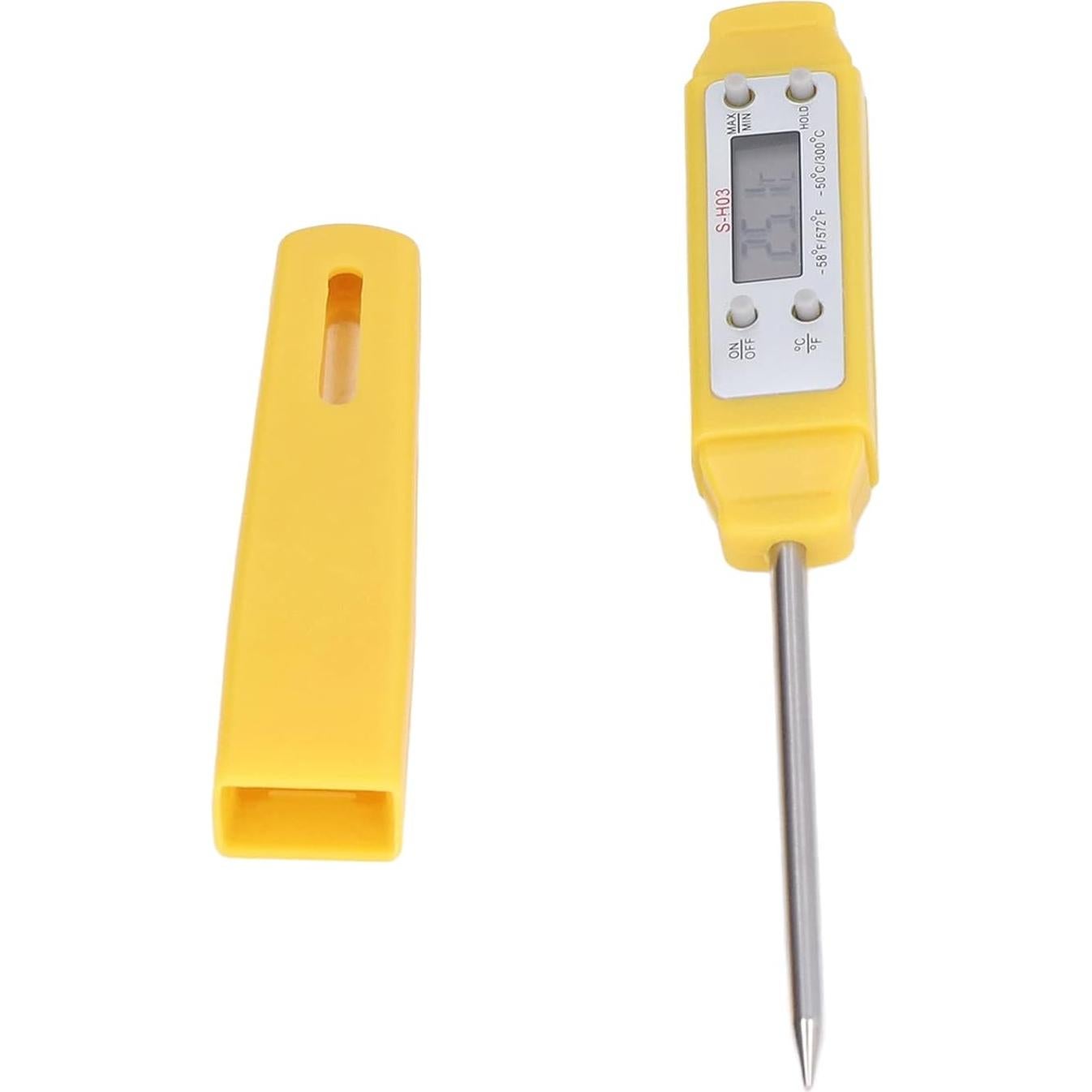 Termómetro Digital de Cocina Tbest Amarillo Alta Precisión