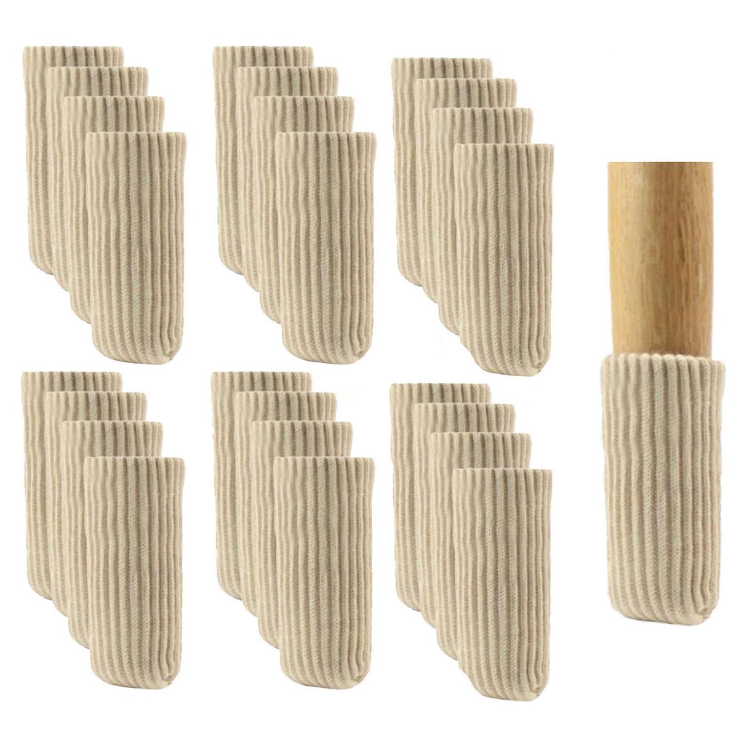 24 Protectores de Piso para Muebles OEEKOI - Beige, Antideslizantes