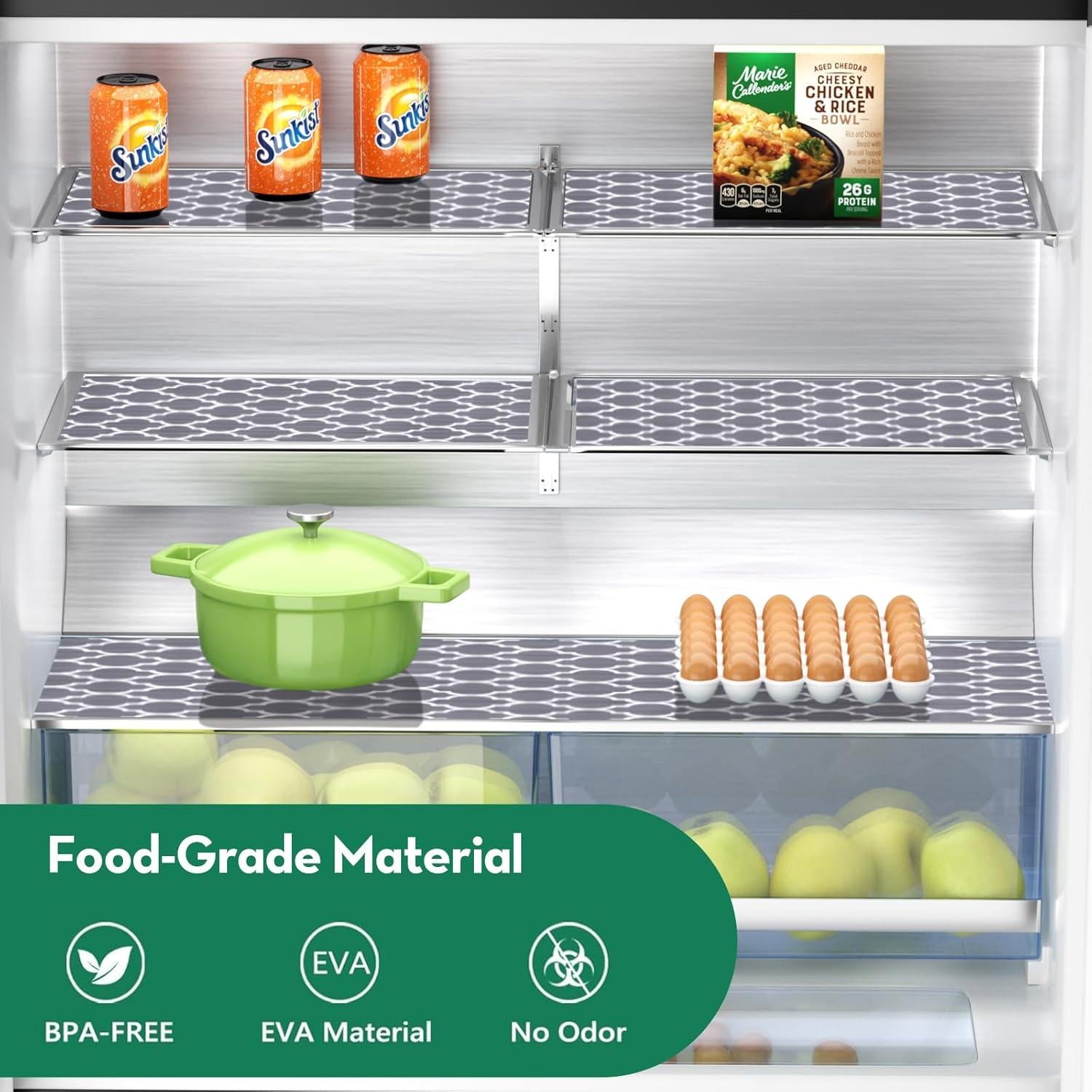 Forro Antideslizante de Estante y Cajón CLENAT 30x300 cm Gris