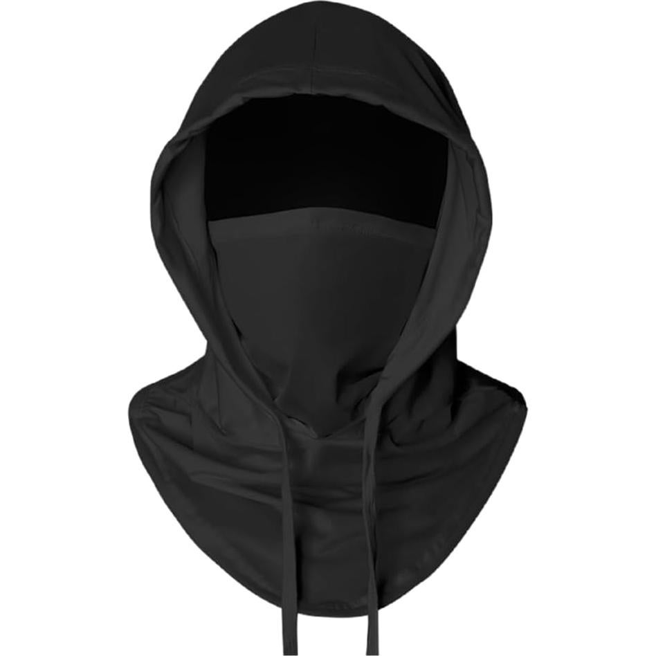 Máscara Balaclava Refrigerante UV 50+ Negra para Ciclismo y Esquí