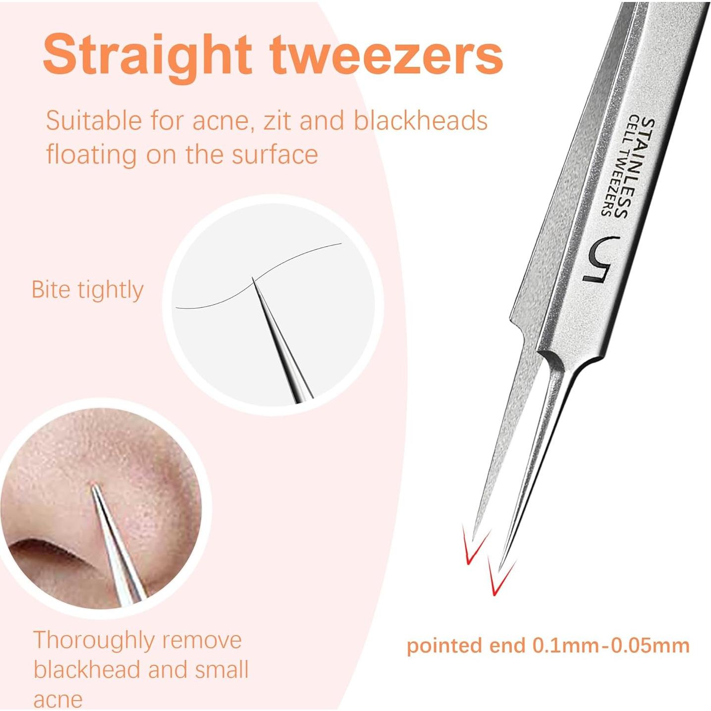 Kit de Pinzas WSYUB para Puntos Negros y Vello Encarnado