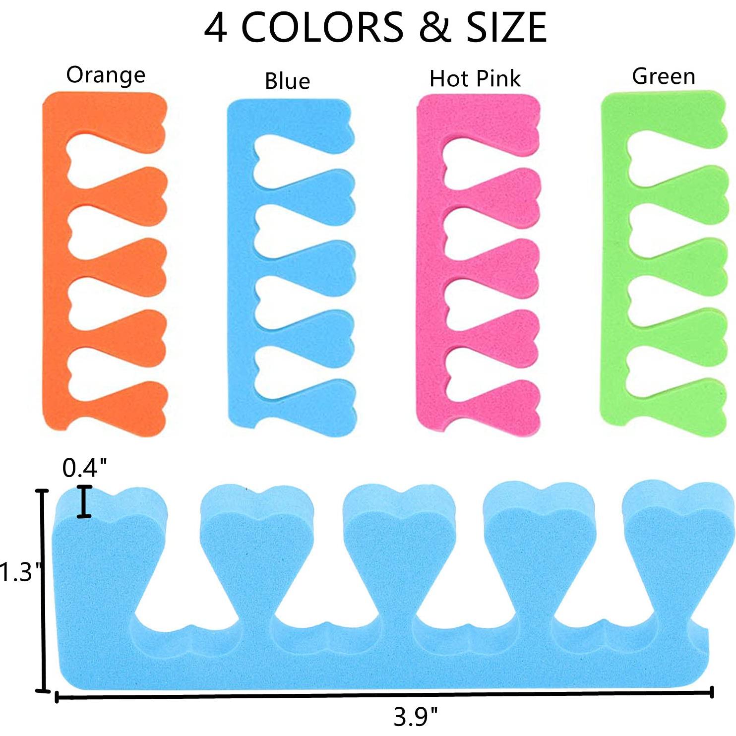 Set de 48 Separadores de Dedos de Esponja Tecbeauty para Pedicura