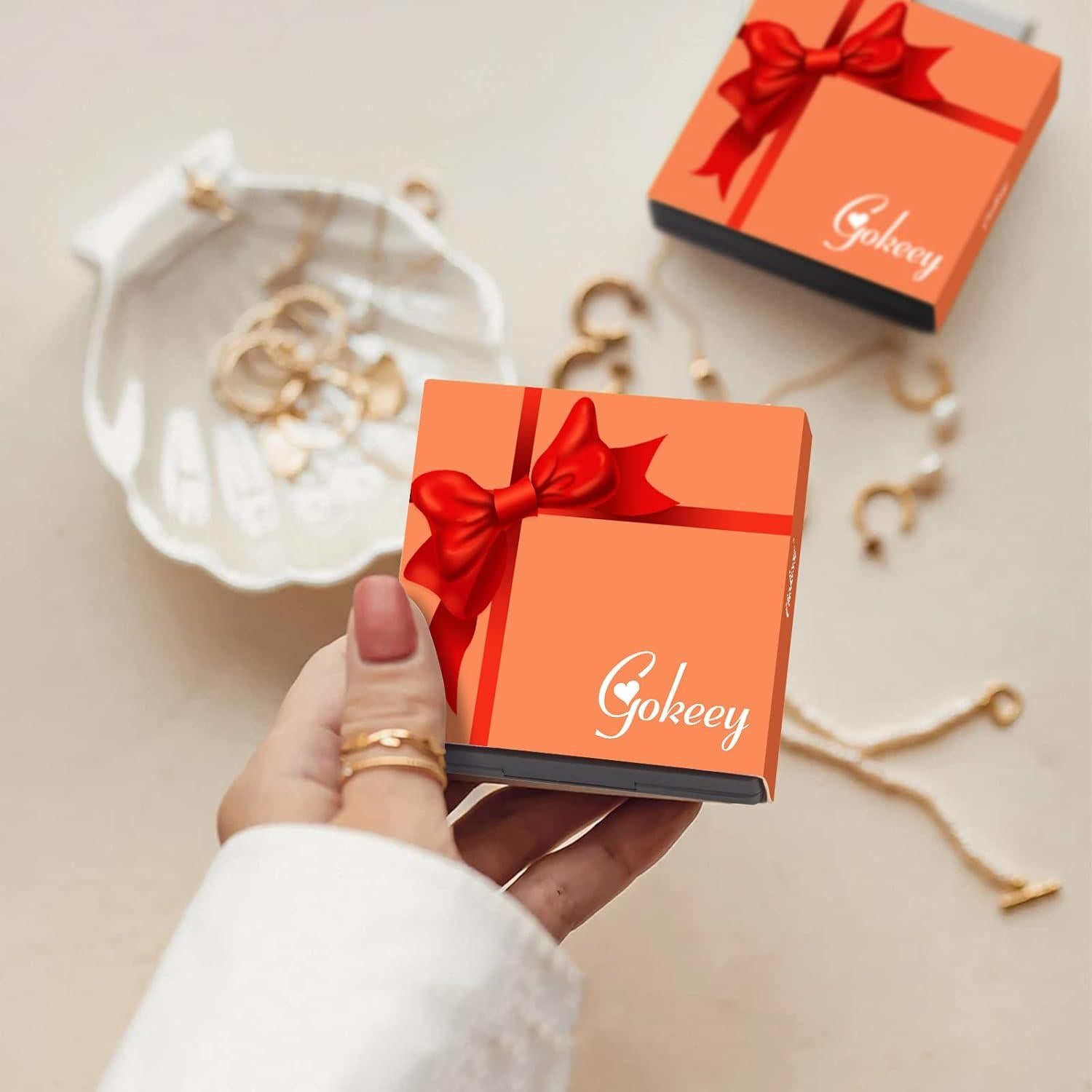 Juego de Pulseras de Tobillo para Mujeres 14K Plata y Oro Ajustables