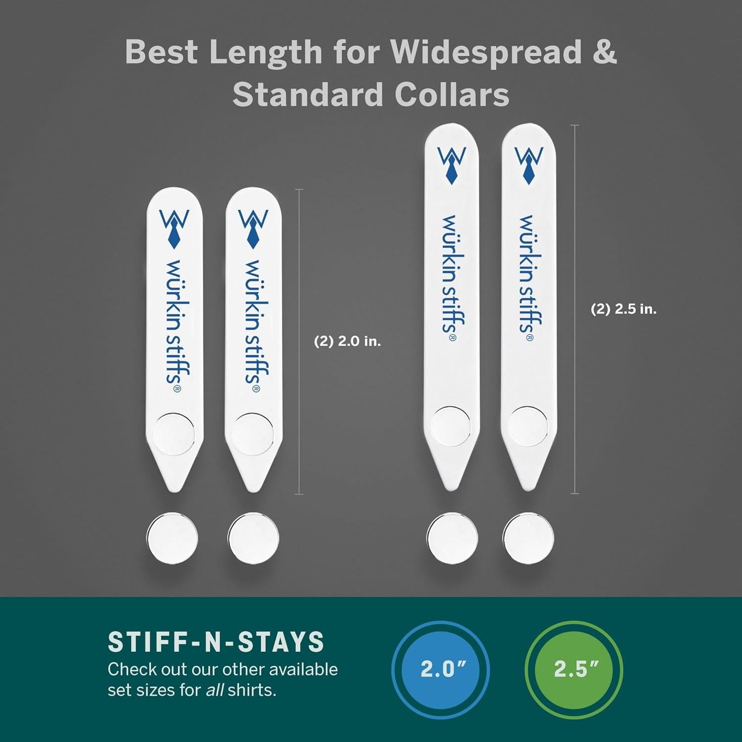 Inserciones Magnéticas para Cuellos Wurkin Stiffs - 2 Pares