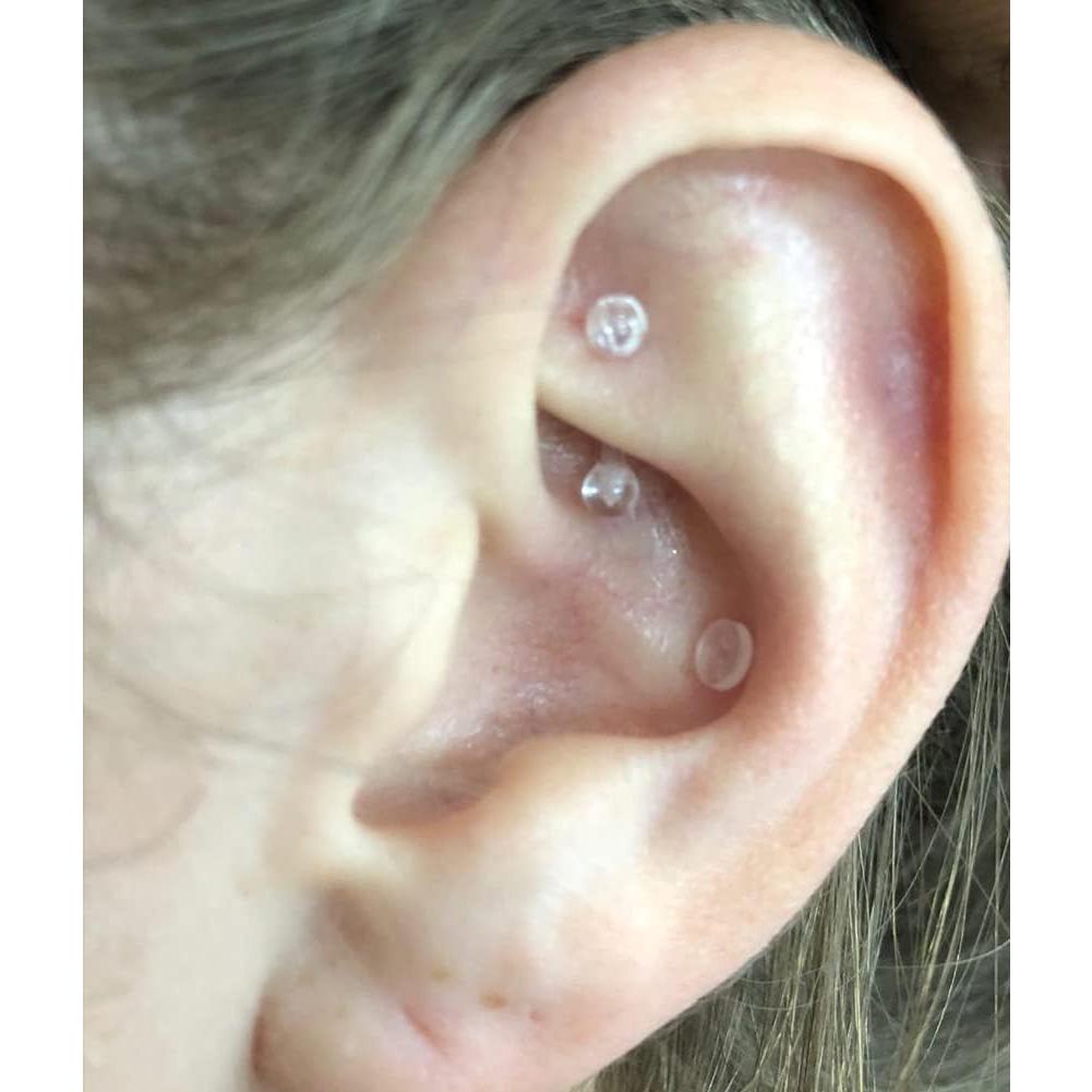 Conjunto de Retenedores Transparentes MODRSA 31 Piezas para Piercing